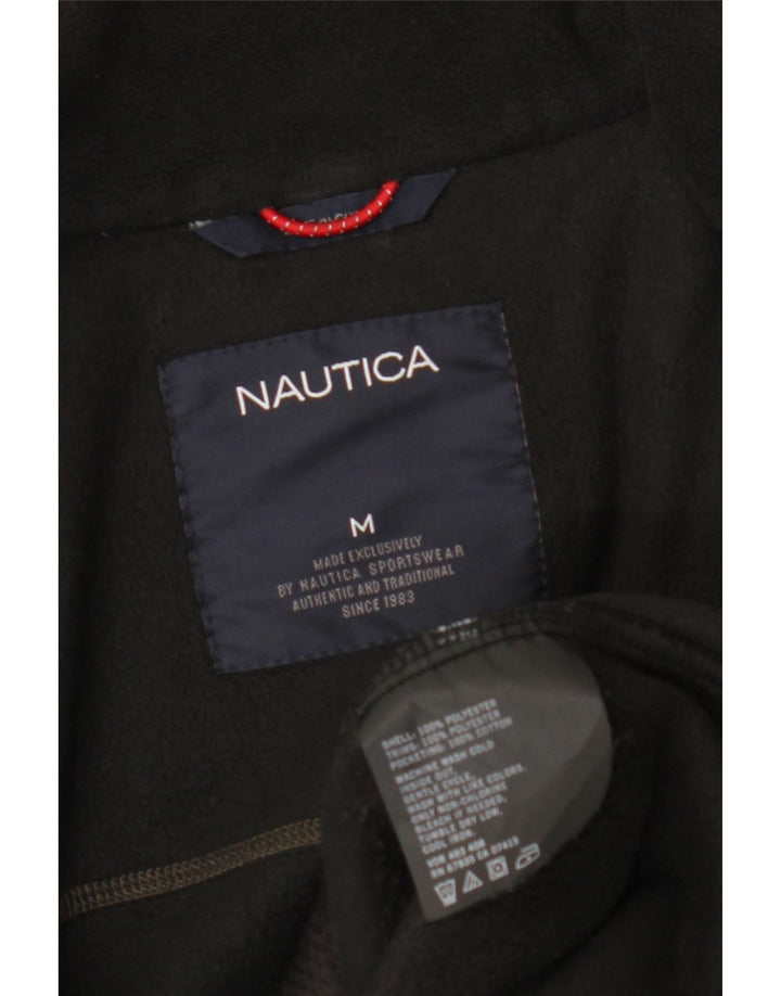 Giacca in pile da uomo Nautica UK 38 poliestere color block nero medio