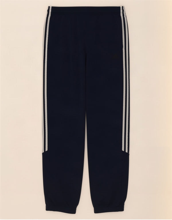 Adidas Pantaloni da tuta da uomo Joggers UK 36/38 Small Navy Blue Poliestere