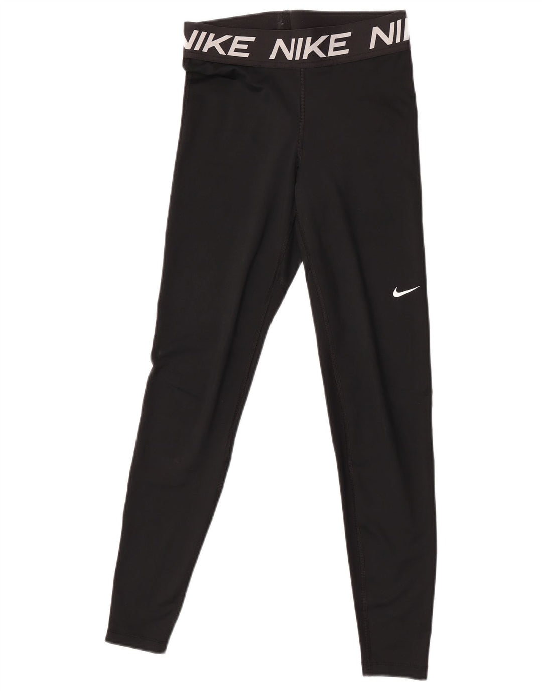 Leggings grafici Nike Dri Fit da donna UK 8 piccoli neri
