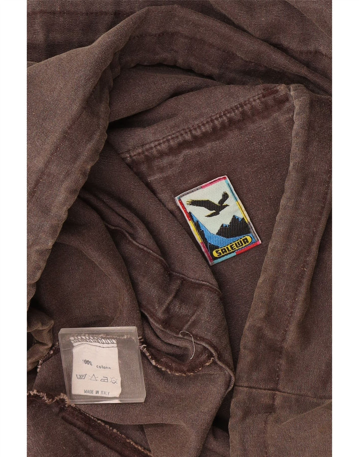 Giacca utility da uomo SALEWA UK 42 XL Cotone color block grigio