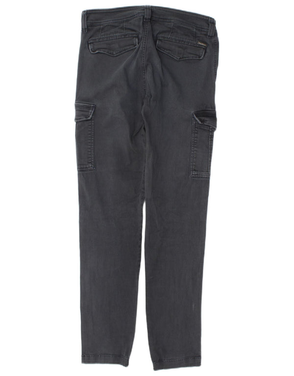 Pantaloni cargo da jogging da uomo Diesel W29 L31 in cotone grigio