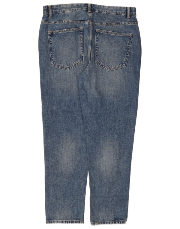 Jeans affusolati da uomo Zara EU 42 Large W32 L27 Cotone blu