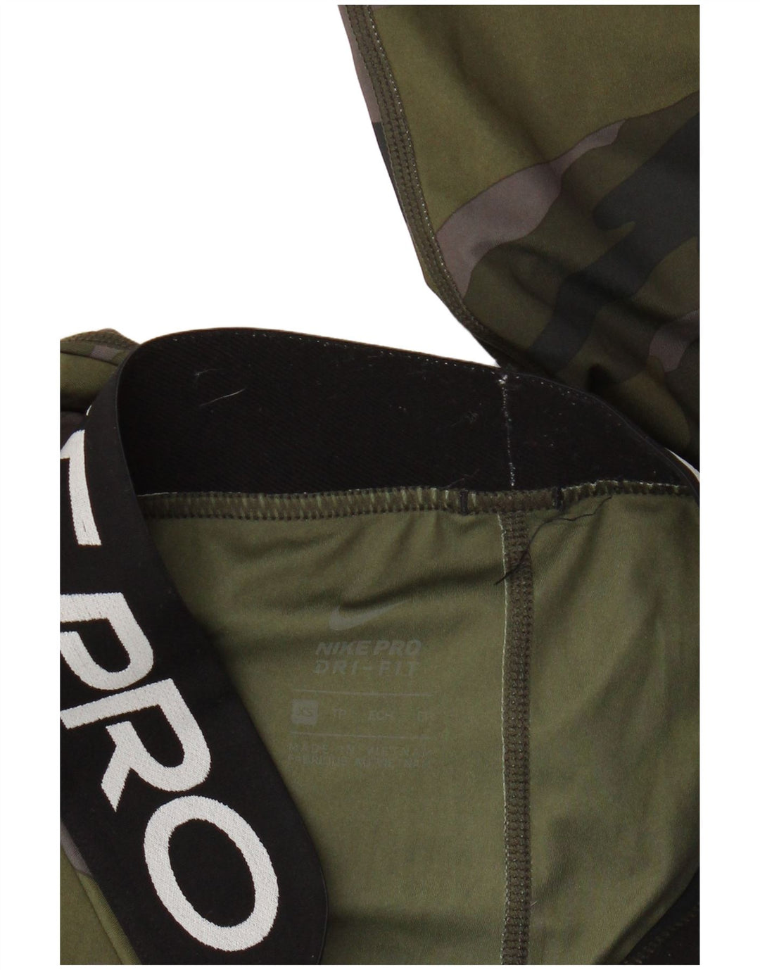 Leggings grafici NIKE da donna Dri Fit UK 4 XS mimetico kaki