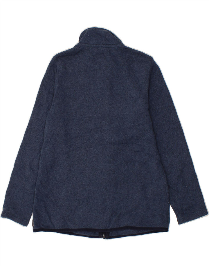 EDDIE BAUER Womens Tracksuit Top Jacket UK 10 Small Navy Blue Polyester Vintage Eddie Bauer and Second-Hand Eddie Bauer from Messina Hembry 