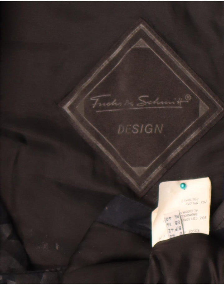Cappotto imbottito con cappuccio da donna FUCHS & SCHMITT UK 14 Grigio medio geometrico