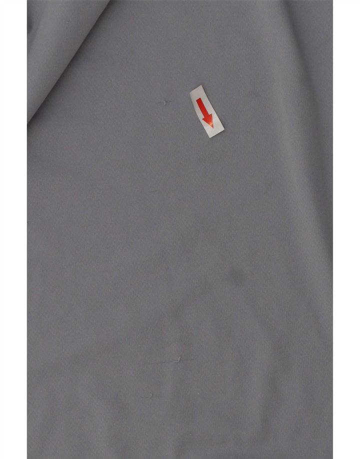 T-shirt Adidas Climalite da uomo Top in poliestere color block blu medio