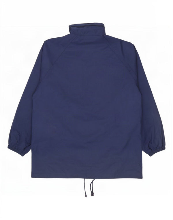 Giacca antipioggia oversize con cappuccio da donna St. Bernard UK 10 Small Blu Navy PVC