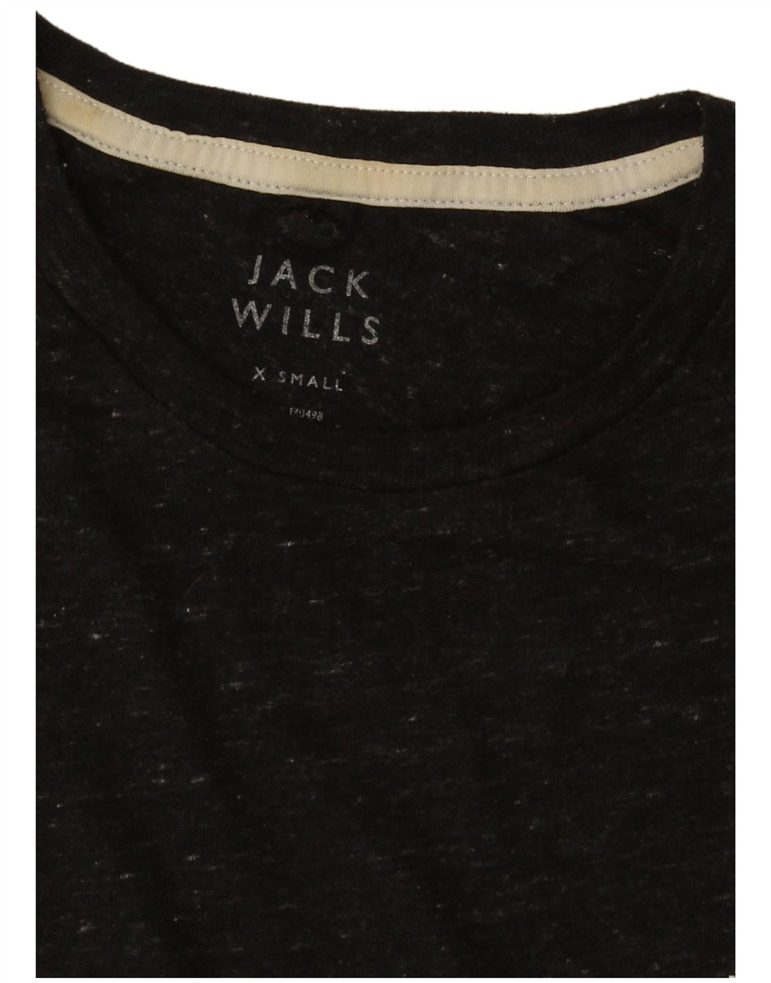 T-shirt da uomo Jack Wills Top XS nera chiazzata