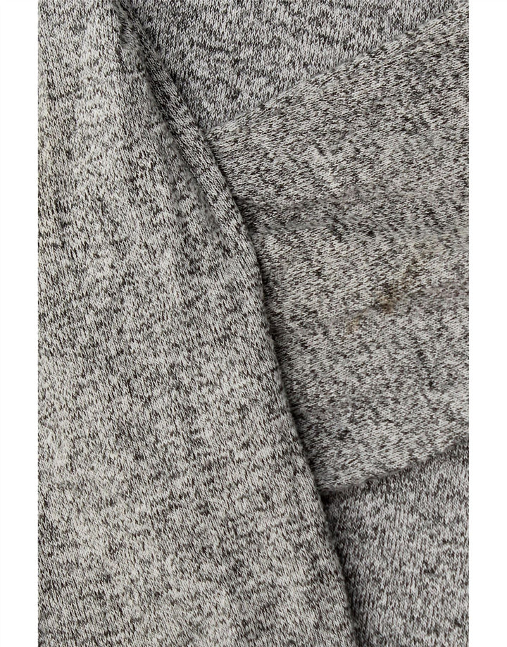 Maglione cardigan lungo da donna Lipsy UK 16 Grande poliestere screziato grigio