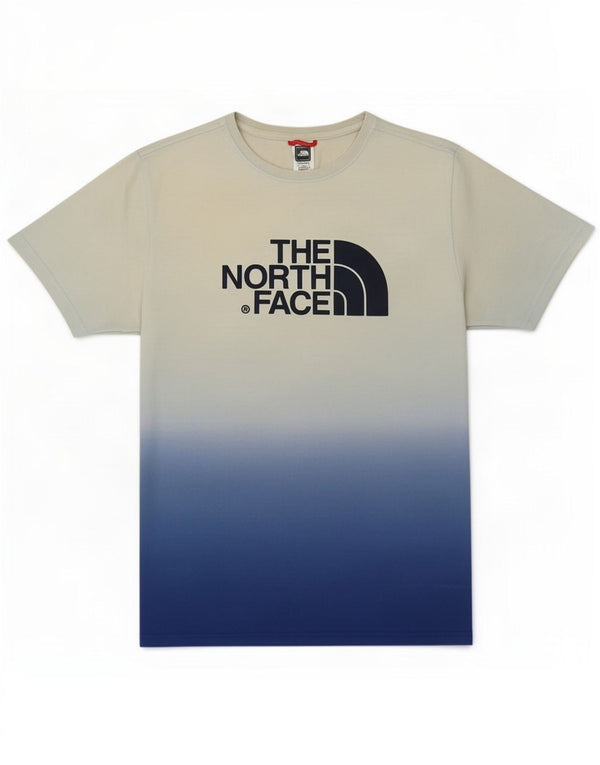 T-shirt grafica da uomo The North Face Top Small in cotone tie-dye blu