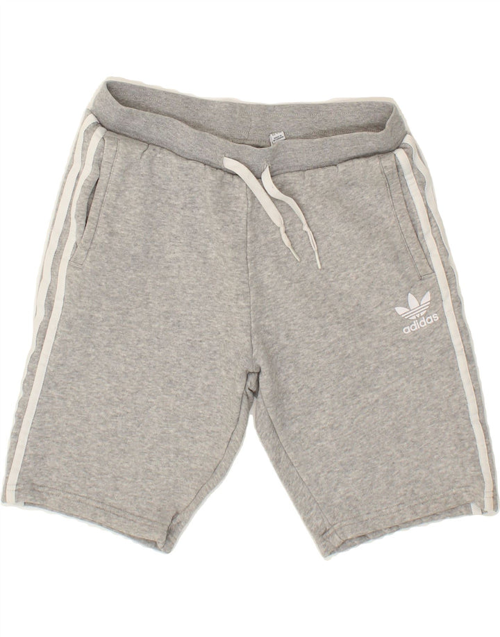 ADIDAS Boys Sport Shorts 11-12 Years  Grey Cotton Vintage Adidas and Second-Hand Adidas from Messina Hembry 