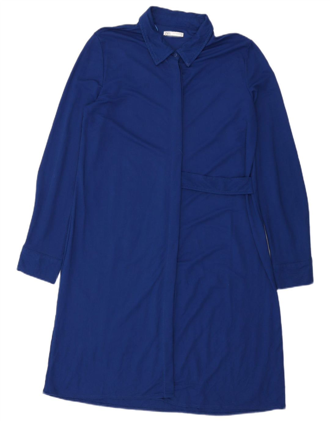 Abito camicia da donna Zara UK 14 Blu medio