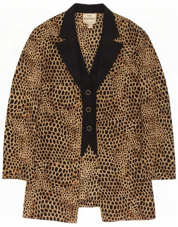 Joseph Ribkoff Giacca blazer da donna con maniche a 3/4 UK 14 Large Marrone