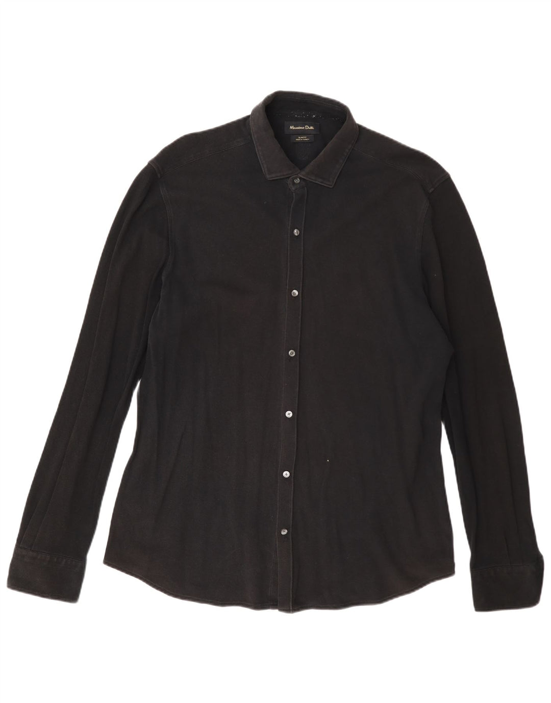 Camicia slim fit da uomo Massimo Dutti XL nera