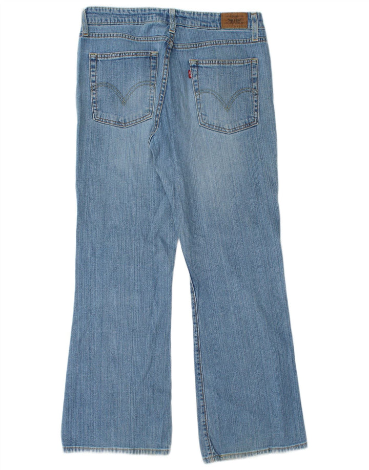 Levi's Donna 519 Jeans svasati US 11 Large W32 L30 Cotone blu