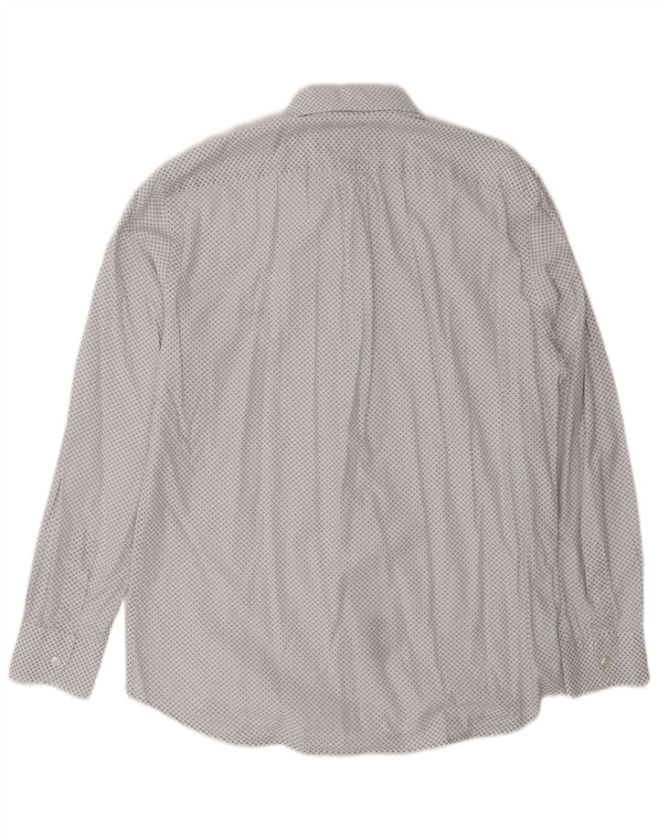 Camicia da uomo Regular Fit Harmont & Blaine in cotone maculato blu medio