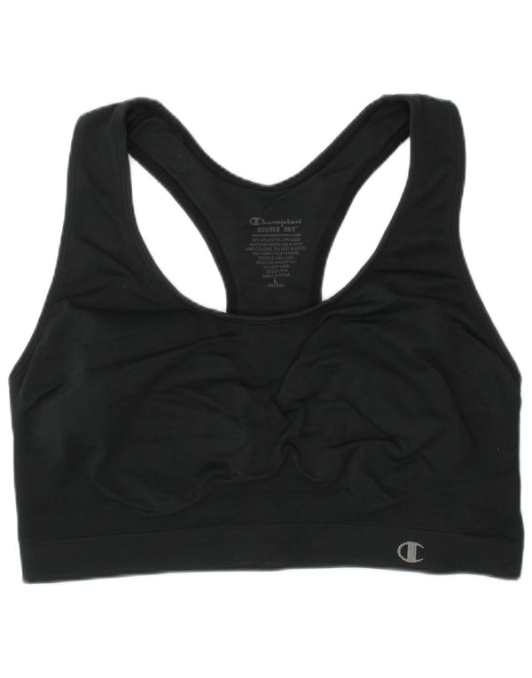 Reggiseno sportivo da donna Champion Top grande sportivo in nylon nero