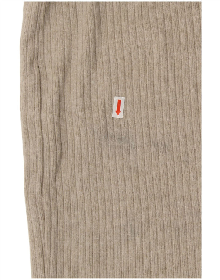 Gonna midi a vita alta da donna ZARA grande W30 in viscosa grigia