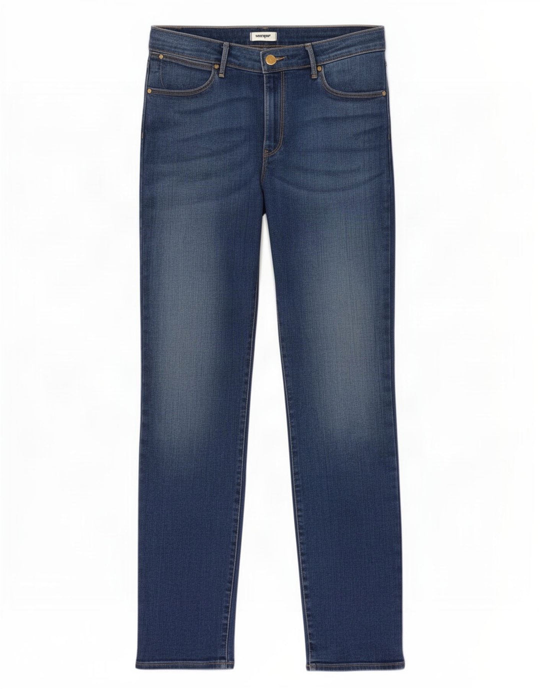 Jeans slim da donna Wrangler W33 L32 cotone blu