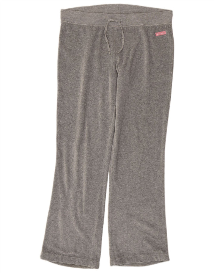 Pantaloni da tuta in velluto da donna Champion UK 16 Large Grey Cotton