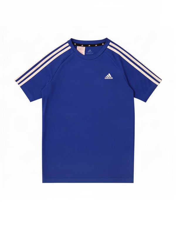 Maglietta Adidas Aeroready da ragazzo, 11-12 anni, in poliestere blu