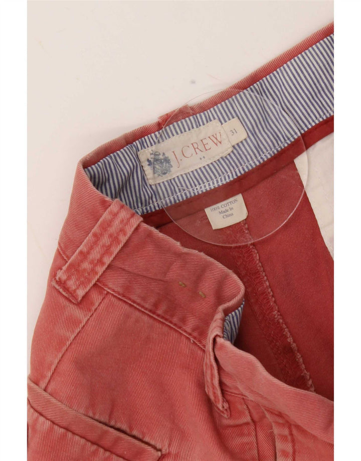 Pantaloncini chino da uomo J. Crew medi W31 cotone rosso