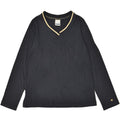 CHAMPION Womens Easy Fit Top Long Sleeve UK 14 Large Navy Blue | Vintage Champion | Thrift | Second-Hand Champion | Used Clothing | Messina Hembry 