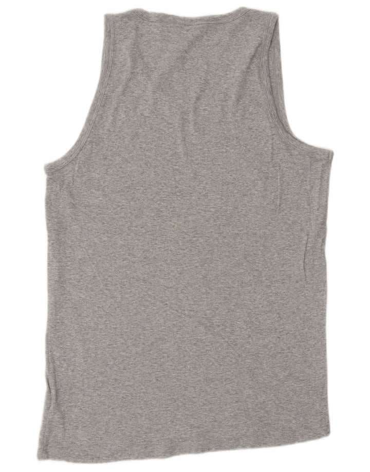 Canotta da uomo G-STAR grande in cotone grigio