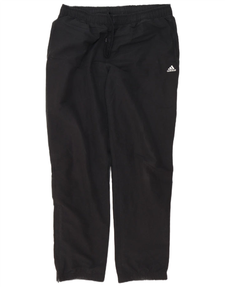 Pantaloni da tuta Adidas Climalite da uomo, pantaloni da jogging, grandi, in poliestere nero