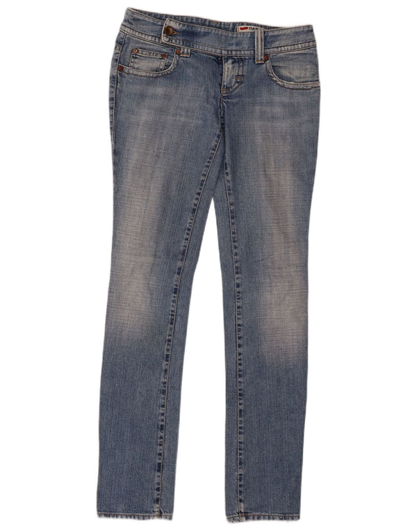 Jeans slim a vita bassa da donna Gas W26 L32 cotone blu
