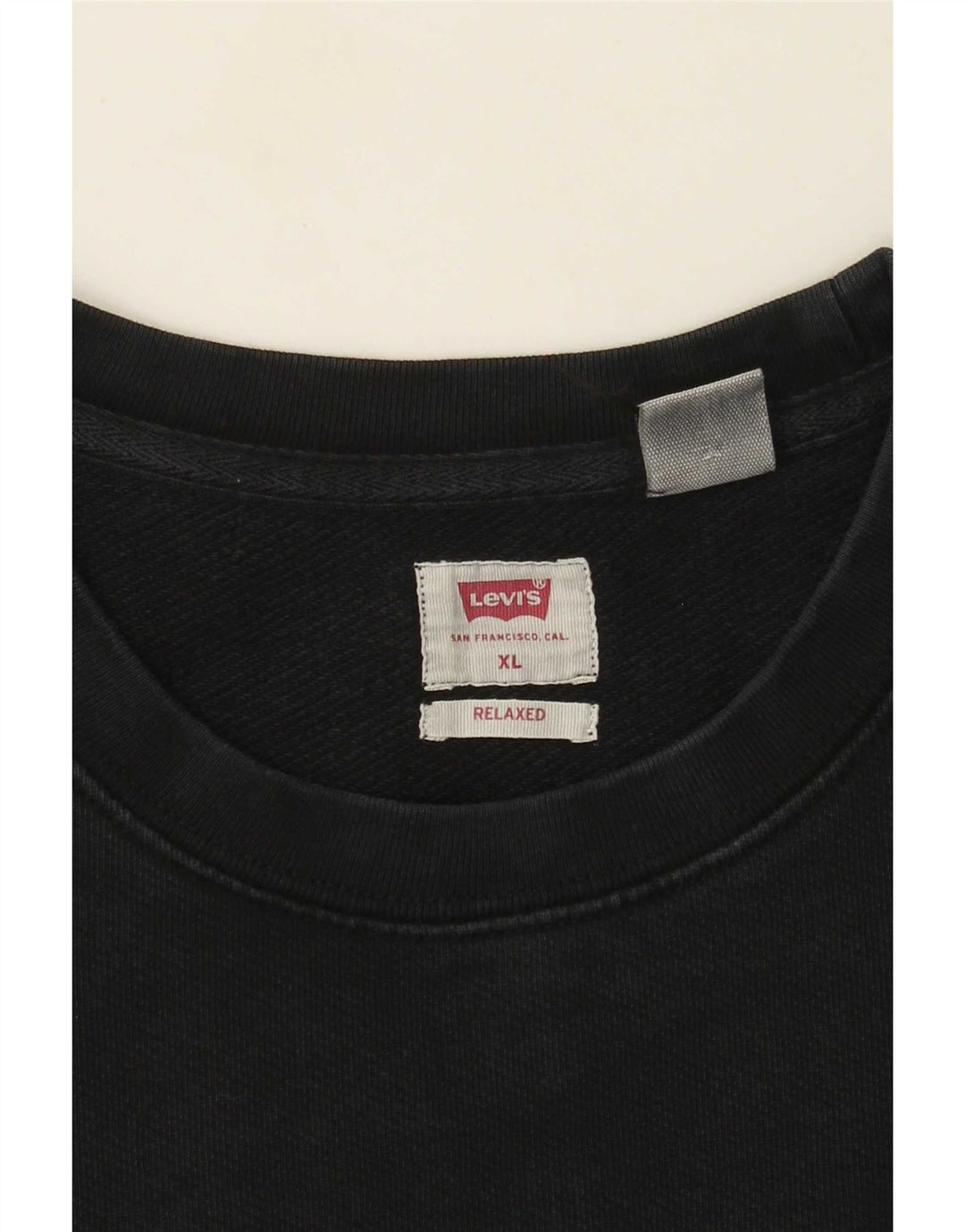 Felpa Levi's da uomo dalla vestibilità rilassata, XL nera