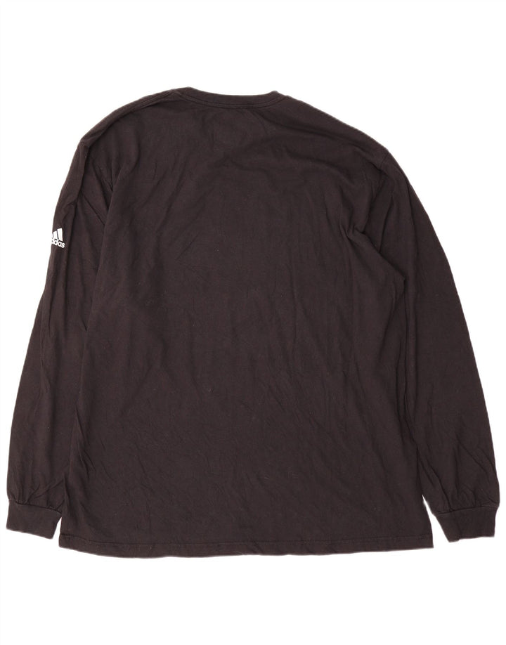 Adidas Uomo Graphic Top Manica Lunga 2XL Cotone Nero