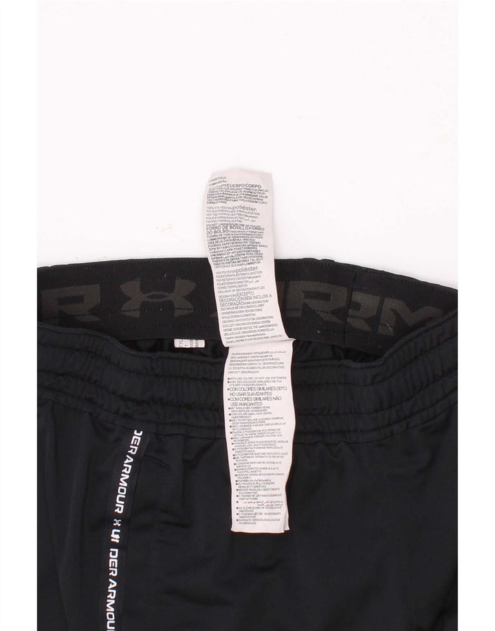 Pantaloncini sportivi grafici da ragazzo Under Armour 7-8 anni piccoli in poliestere nero
