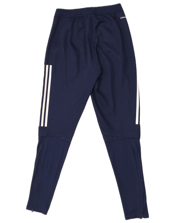 Pantaloni da tuta Adidas Aeroready da donna UK 6 XS poliestere blu navy