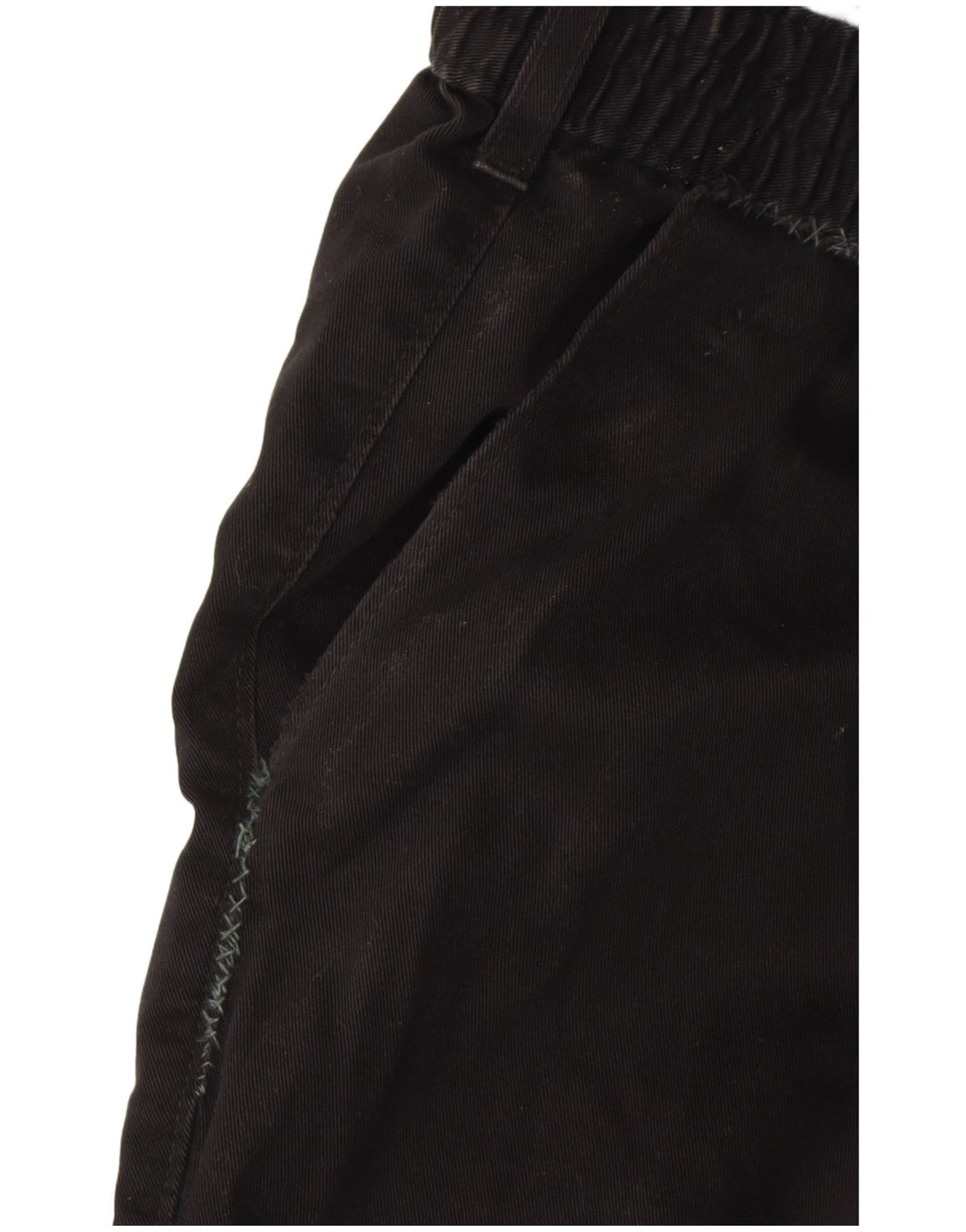 Pantaloni chino con pegging da uomo Marks & Spencer W46 L29 cotone nero