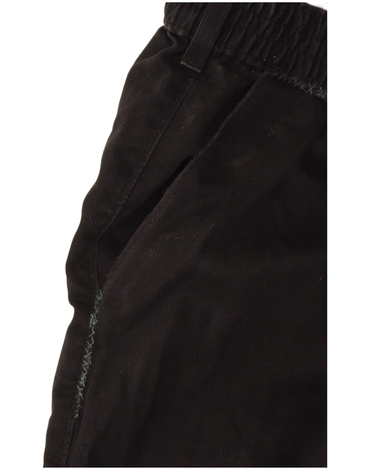 Pantaloni chino con pegging da uomo Marks & Spencer W46 L29 cotone nero