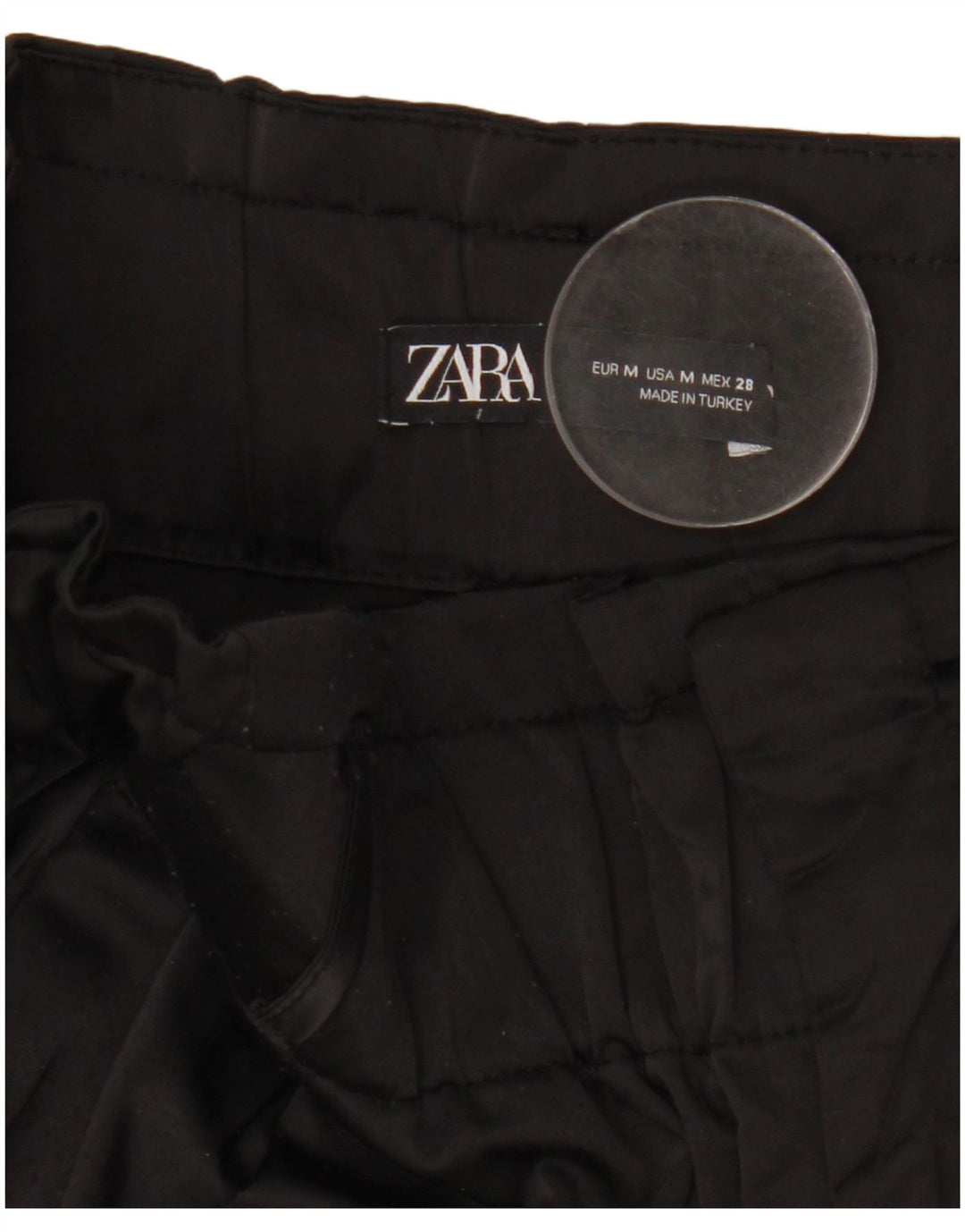 Pantaloni cargo da jogging da donna Zara medi W28 L26 neri