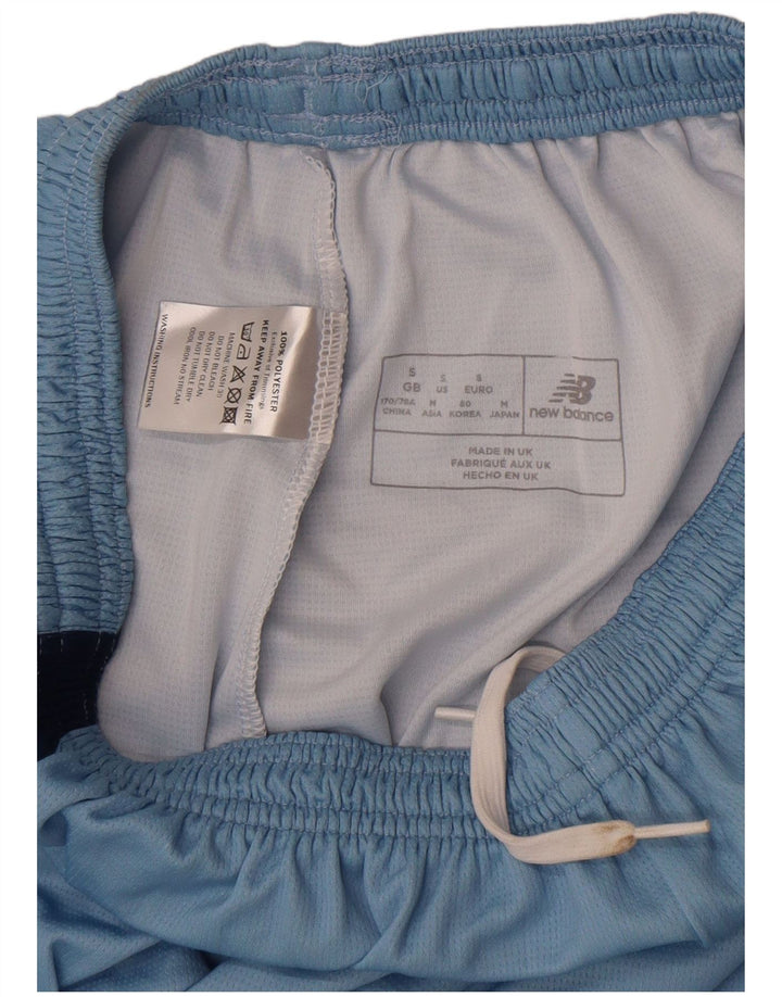 Pantaloncini sportivi da uomo New Balance Small blu in poliestere color block