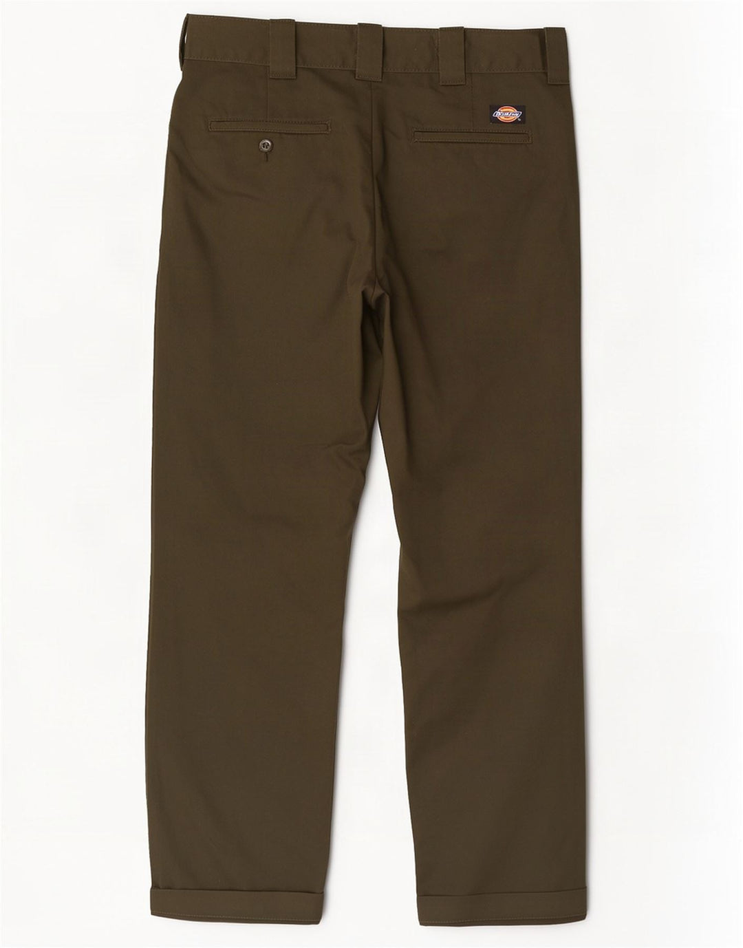 Dickies Pantaloni chino dritti slim da uomo W34 L32 poliestere kaki