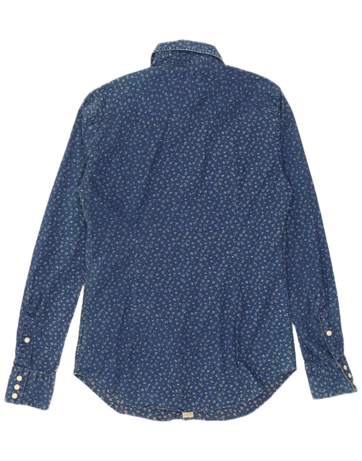 POLO RALPH LAUREN Camicia Uomo Piccola Blu Cotone