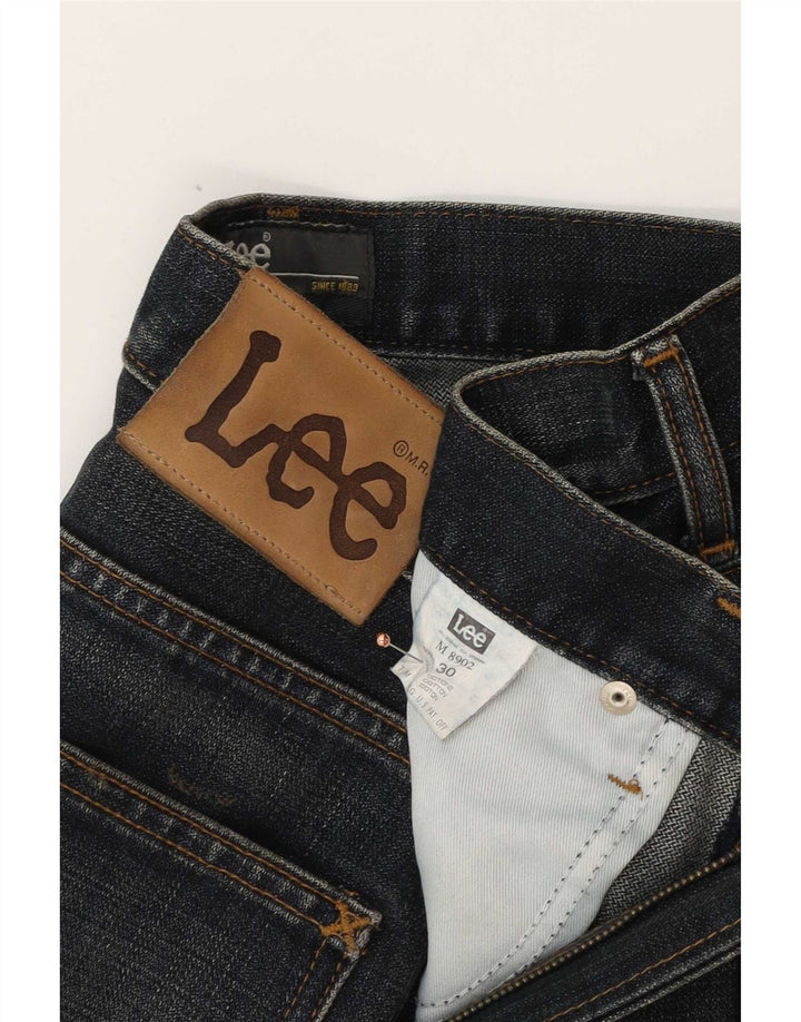 Jeans dritti da uomo Lee W30 L31 in cotone blu navy