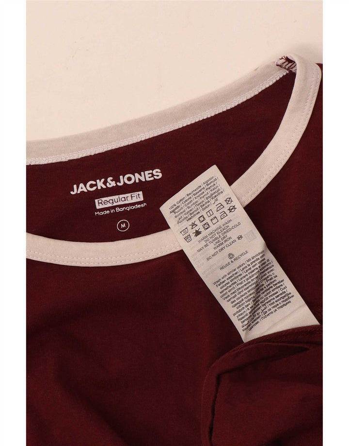 Jack & Jones - T-shirt da uomo con vestibilità regolare, in cotone marrone medio medio