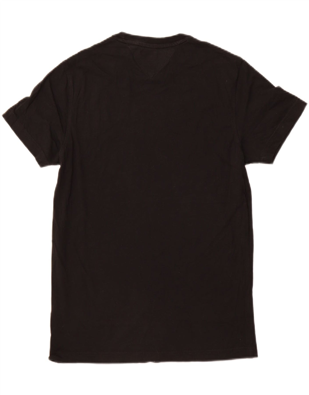 TOMMY HILFIGER T-shirt da uomo Top piccola in cotone nero
