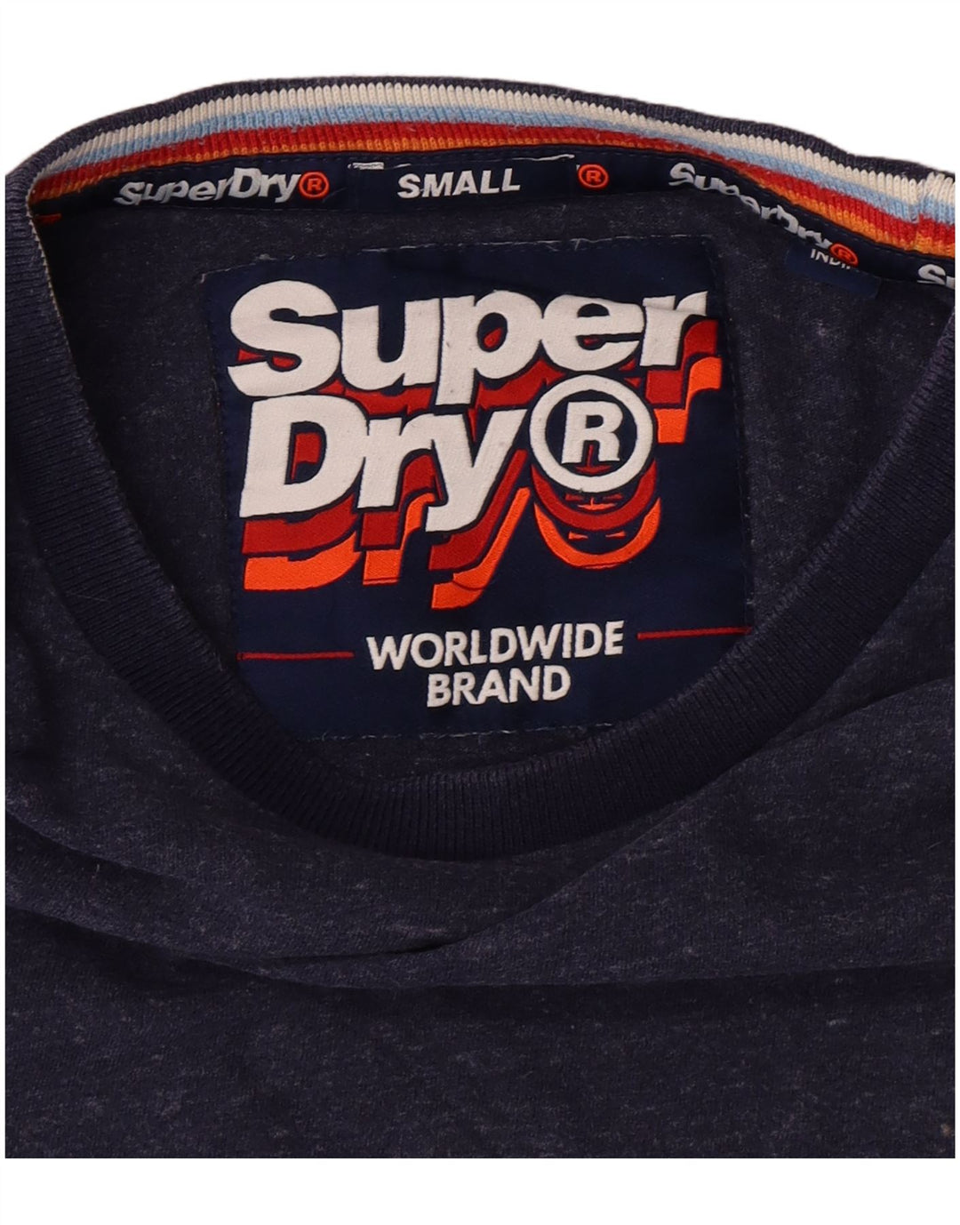 Maglietta da uomo SUPERDRY Top piccola blu