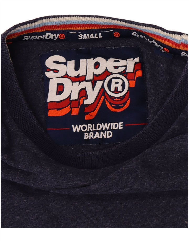 Maglietta da uomo SUPERDRY Top piccola blu