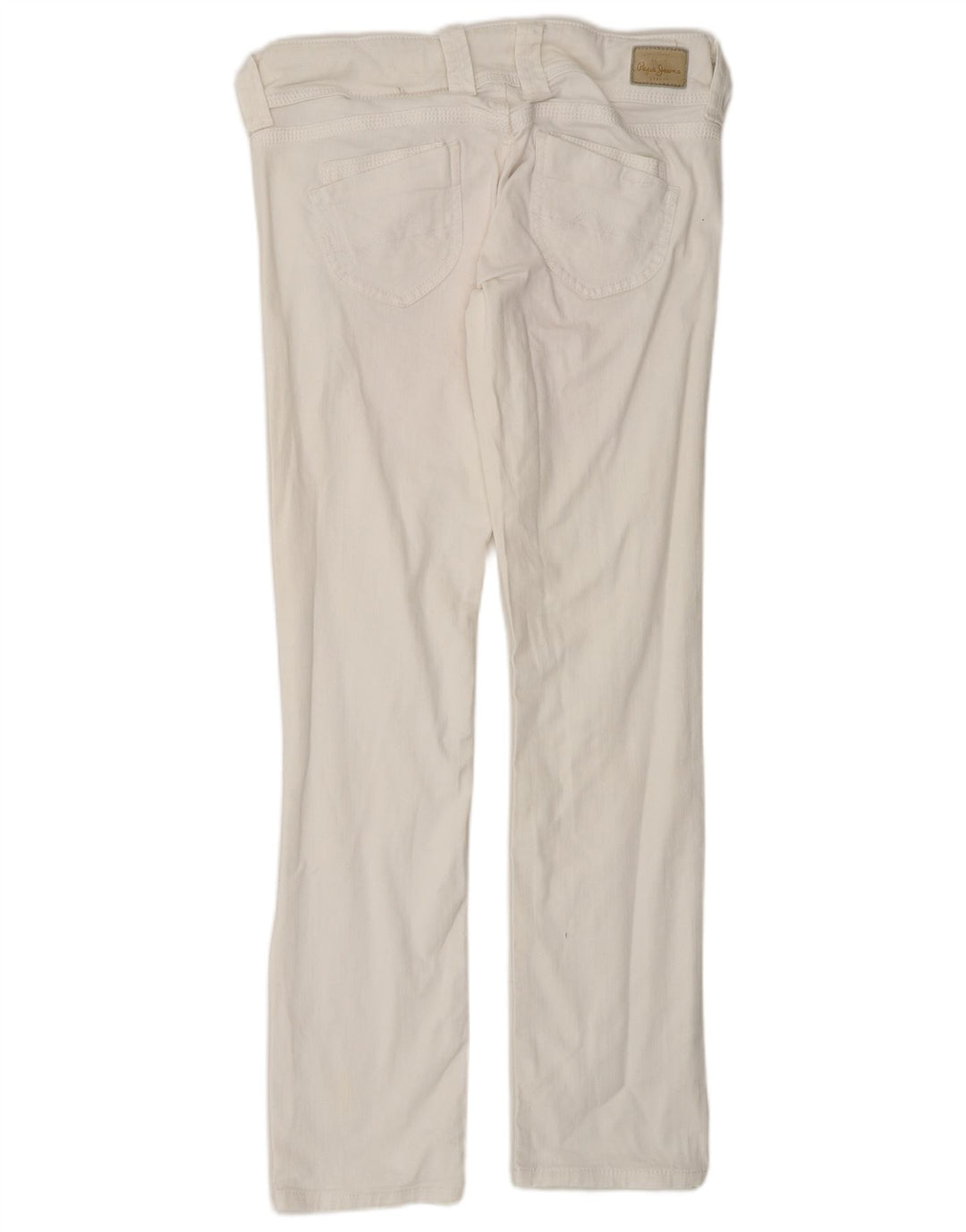 PEPE Jeans Donna Venus Slim W28 L32 Cotone Bianco