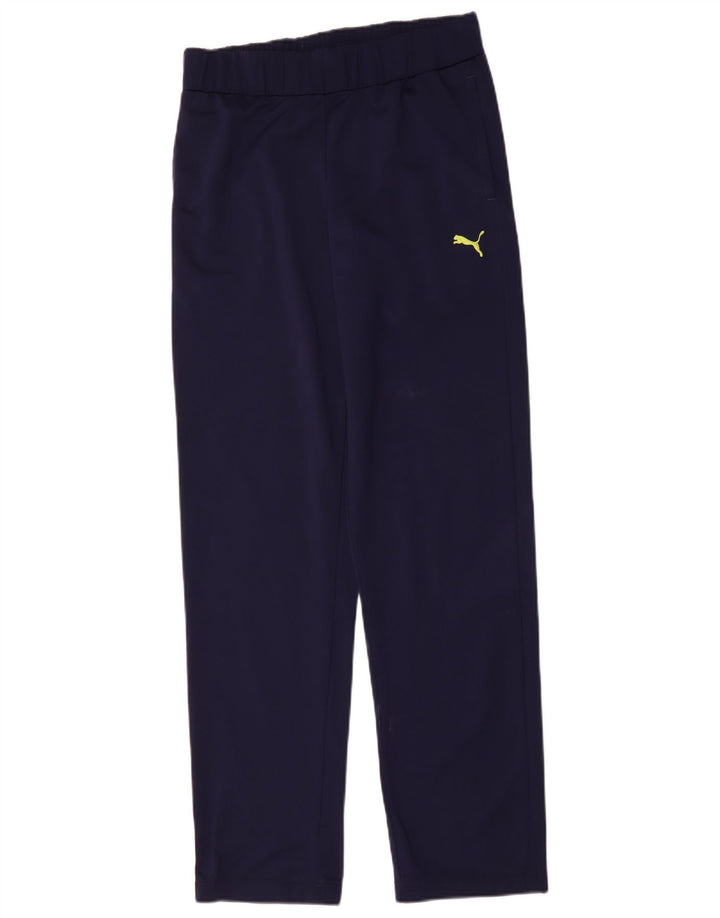 Pantaloni della tuta da ragazzo PUMA 15-16 anni in poliestere blu navy