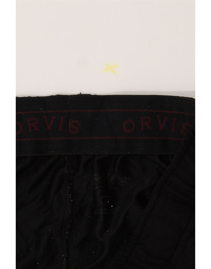 ORVIS Mens Tracksuit Trousers Medium  Black Rayon Vintage Orvis and Second-Hand Orvis from Messina Hembry 
