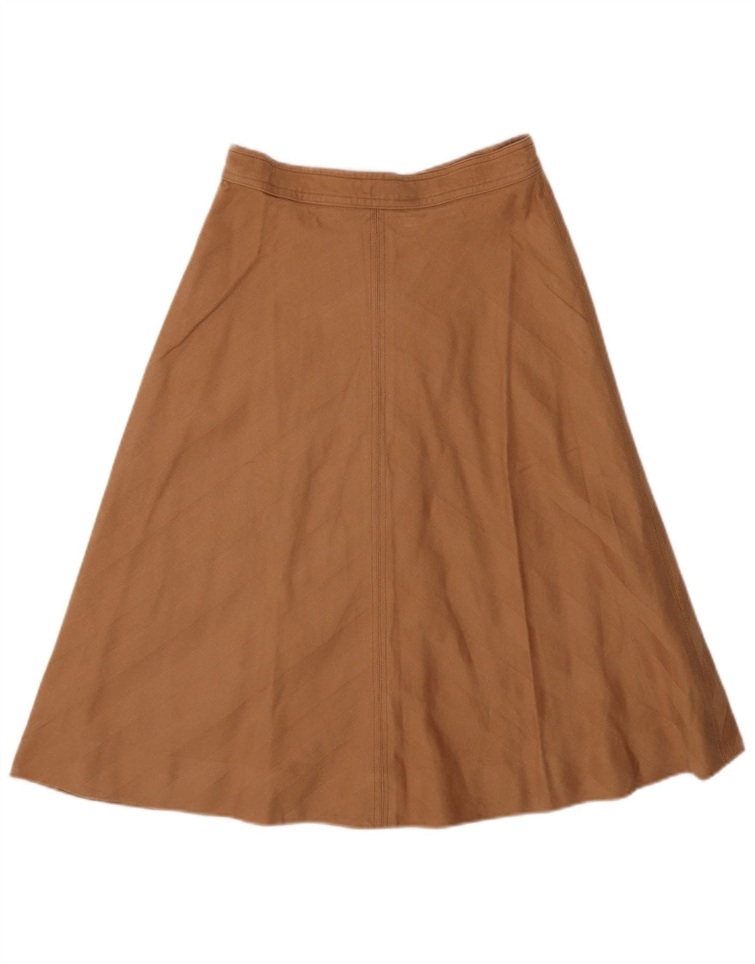 Gonna a trapezio vintage da donna W26 piccola marrone