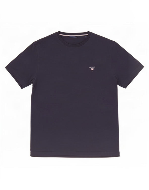 Gant T-shirt da uomo Top in cotone blu navy medio
